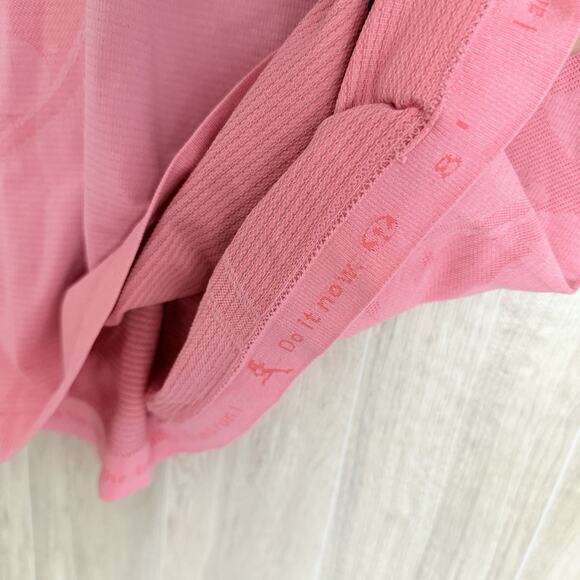 LULULEMON Swiftly Tech Racerback Tank Top Womens Size 8 Coral Pink Gym Running - Picture 5 of 13
